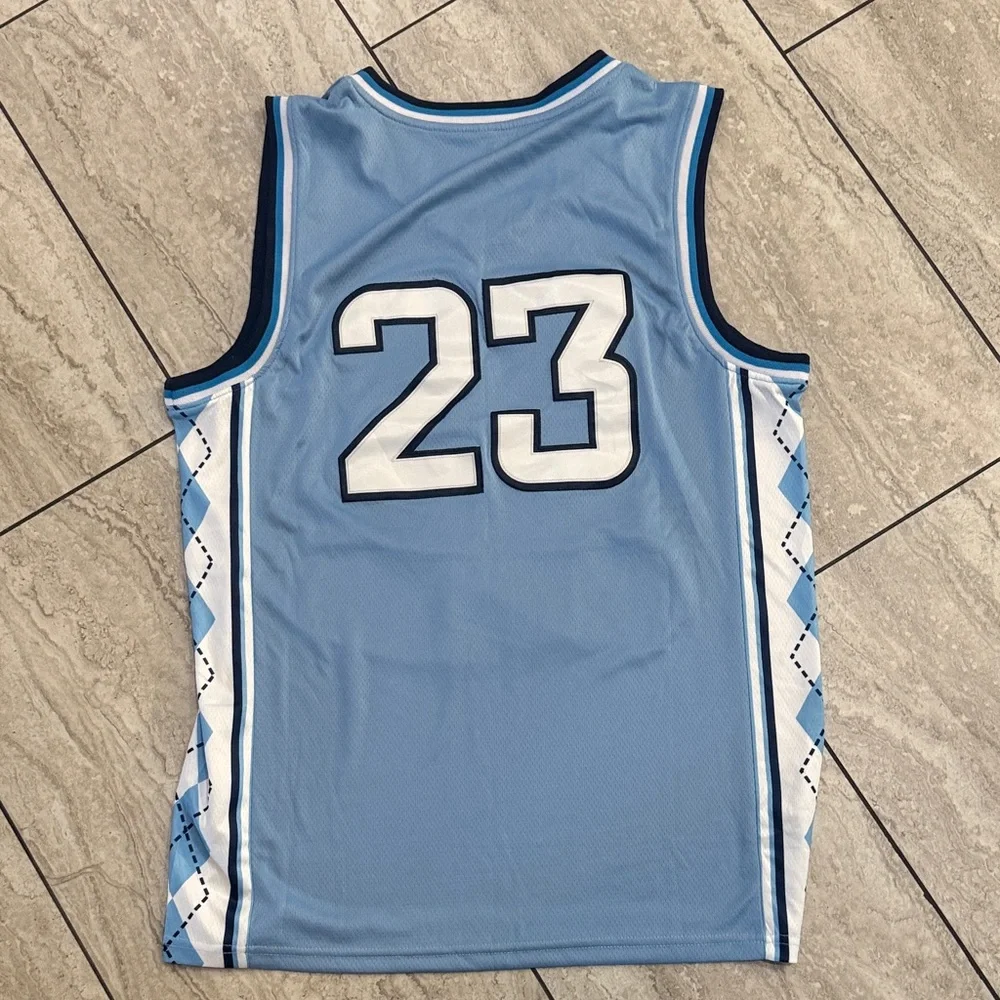 North Carolina Blue Basketball Jersey - Picture 2 of 5